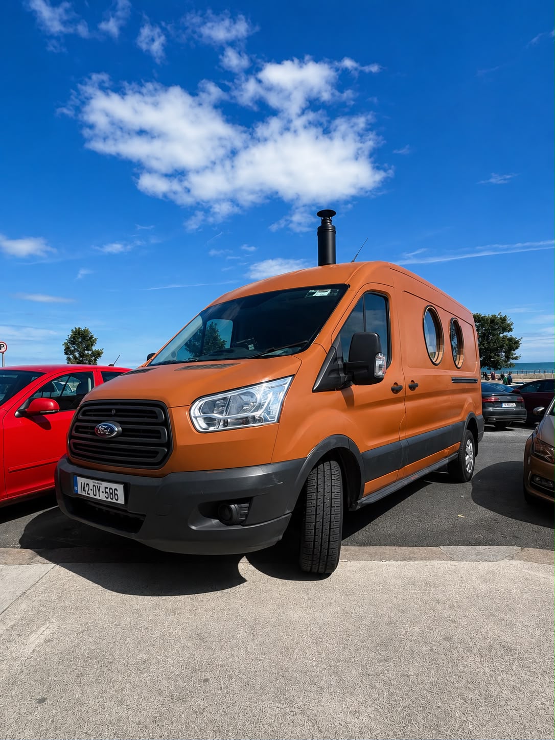 D4 On Tour mobile sauna van